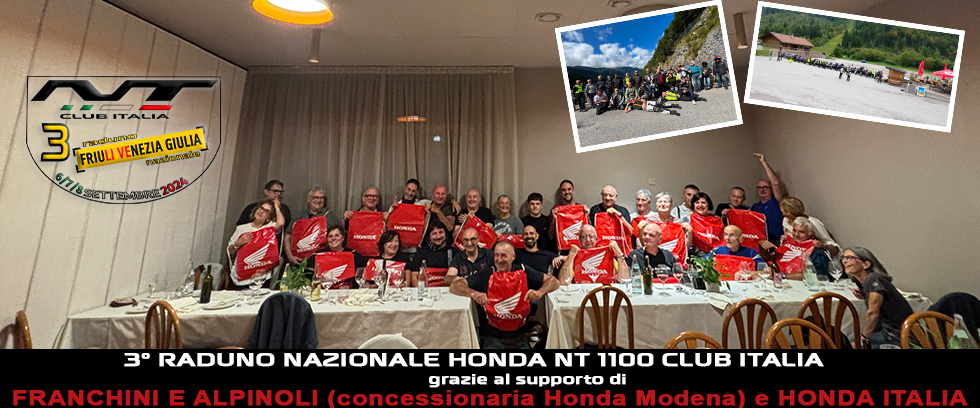 3° RADUNO NAZIONALE HONDA NT 1100 CLUB ITALIA